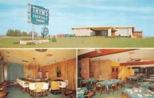Dodgeville, WI Wisconsin THYM'S RESTAURANT & BAR Iowa County  ROADSIDE  Postcard picture