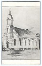 c1940 St. Boniface Catholic Church Chapel Exterior Charter Oak Iowa IA Postcard picture