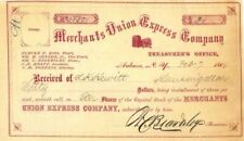 Merchants Union Express Co. - Stock Certificate - Express picture