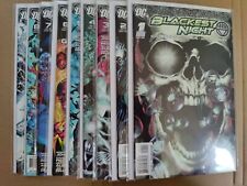 Blackest Night #1-8 COMPLETE Set  DC 2009 w/ Flash VF To NM picture