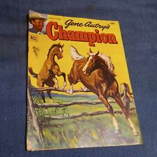Gene Autry's Champion #7  Aug 1952  Western Horse Stories golden age dell comics picture