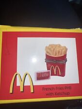 PHB McDonalds French Fries Hinged Porcelain Box with Ketchup Trinket picture