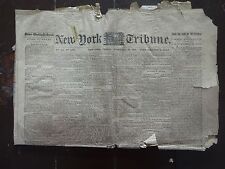 HISTORIC February 10, 1865 New York Tribune Civil War Newspaper picture