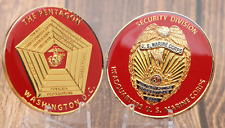 USMC Military Police Security Division HQMC Pentagon Challenge Coin Marine Corps picture