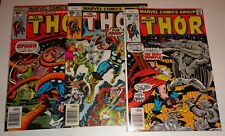 THOR #256,257,258 VF/NM 1977 picture