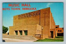Boys Town NE-Nebraska, Music Hall, Exterior, Vintage Postcard picture