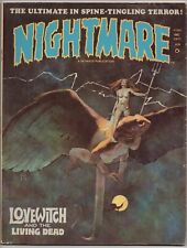 NIGHTMARE vol. 1 #6 Dec 1971 comic USA book SKYWALD magazine JEFF JONES cover VG picture