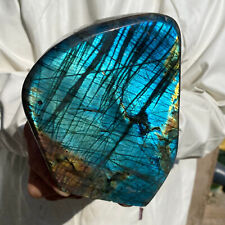 4.3lb Natural Labradorite Quartz Crystal Display Mineral Specimen Healing picture