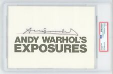 Andy Warhol ~ Signed Autographed 