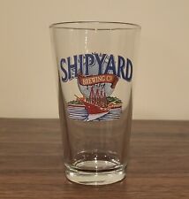 SHIPYARD Brewery Schooner Sail Portland Maine ME Pint Beer Glass picture