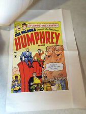 HUMPHREY #4 COVER ART original cover proof 1948 w/PRINTER INVOICE RARE, PALOOKA picture