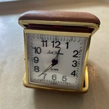 Vintage Seth Thomas Wind-up Travel Alarm Clock No Box Taiwan Runs picture