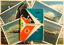 1960s Soviet Propaganda Advertising Aeroflot Aircraft Helicopter 8 pcs Postcards picture