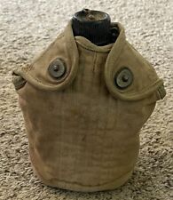 Vintage Original WWII WW2 US Military Army Canteen And Cover, Dated 1944 picture