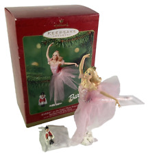 Hallmark Keepsake Ornament Barbie As the Sugar Plum Princess 2-pc Mint Condition picture
