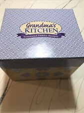 Vintage Grandma's Kitchen Treasured Family Recipes In Box Over 300 Recipes  picture