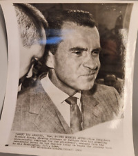 Richard Nixon Vintage AP Wirephoto Photo 1960 picture