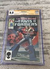Marvel Transformers #1 CGC SS Signed 2x:  Peter Cullen & Frank Welker 1st Print picture