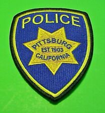 PITTSBURG  CALIFORNIA  CA  EST. 1903  SHOULDER   POLICE PATCH  5