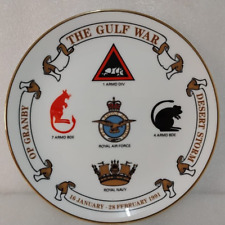Vintage rare The Gulf War Desert Storm OP Granby Commerative Plate Plaque emblem picture