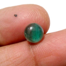 Fabulous Zambian Emerald Round Shape 2 Crt Cabochon Unique Green Loose Gemstone picture