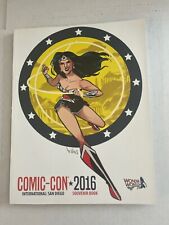 COMIC-CON INTERNATIONAL SAN DIEGO 2016 Souvenir Book SDCC Wonder Woman cover NM picture