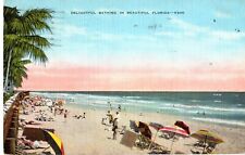 Delightful Bathing in Beautiful Florida, Postmarked 1938 Postcard picture