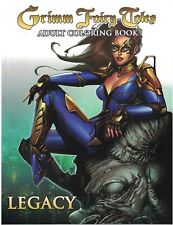 GRIMM FAIRY TALES ADULT COLORING BOOK LEGACY $12.99srp Paul Green Tyndall NEW NM picture
