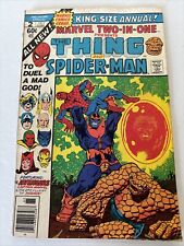 Marvel Two-In-One Annual #2 1977 Death of Thanos 1st Lord Order Chaos  Newsstand picture
