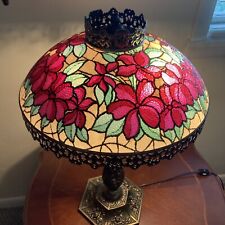 Vintage Glass Table Lamp Marked GIM 1971. picture
