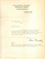 LOUIS MURPHY (+1936) - U.S. Senator (D-IOWA)(33-36) - Autograph Letter picture