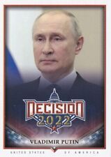 2022 Leaf Decision Card #10 Vladimir Putin- President of the Russian Federation picture