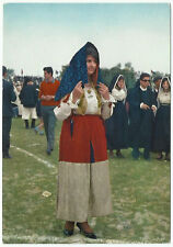 Sardinian Costumes, Vintage Postcard, Ploaghe Italy, Traditional Dress picture