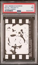 1963 NMMM MARILYN MONROE ROYAL TRITON TV COMMERCIAL 1950 #3 PSA 7 POP 3 4 HIGHER picture