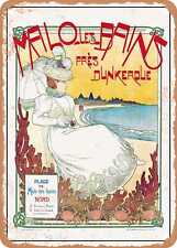 METAL SIGN - 1898 Malo-les-Bains, near Dunkirk Vintage Ad picture