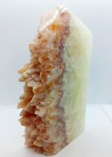 Dogtooth calcite tower 2.6lbs - large orange calcite polished point  raw calcite picture