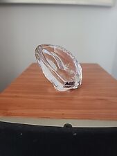 Vintage ACC Crystal Football Paperweight For A Desk Original Sticker Great Gift picture