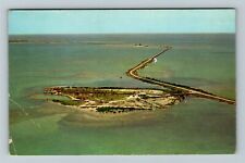 Florida Keys FL-Florida, Aerial View Greyhound Key, c1956 Vintage Postcard picture