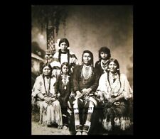 1880 Chief Joseph Family PHOTO Leavenworth Prison Camp Photo. Nez Perce Indian picture