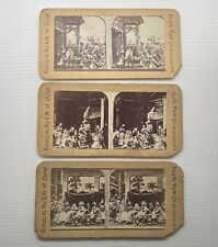 Antique Stereo View Cards Smyth View Do Vernon NY Scenes In The of Christ Lot R picture