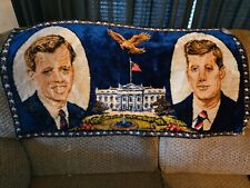 Vintage John F. Kennedy JFK & Robert Kennedy RFK Tapestry picture