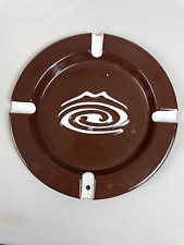 Vintage Westinghouse  brown Enameled Ashtray  8'' x 8'' picture