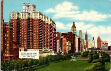 Chicago IL Illinois Hotel Conrad Hilton Gray Line Advertising Vintage Postcard picture