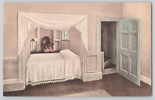 Postcard Monticello, Thomas Jefferson's Alcove Bed, Charlottsville, Virgina picture