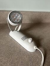 Portable Luminaire Lamp White W/ Wall Mounting H.V 12 Tested Working picture