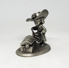 Hallmark Little Gallery Pewter Miniature Figurine Joan Walsh Anglund With Truck picture