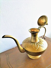 Large Vintage Solid Heavy Brass Jug picture