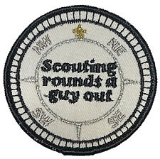 Boy Scouts Of America Patch BSA Scouting Rounds A Guy Out Emblem Badge Memento picture