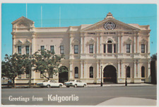 WESTERN AUSTRALIA WA Ford car Town Hall KALGOORLIE Emu KLG27 postcard c1970s picture