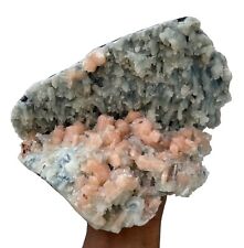 Self Standing Stilbite In Chalcedony Coral Geode Crystals And Mineral Specimens picture